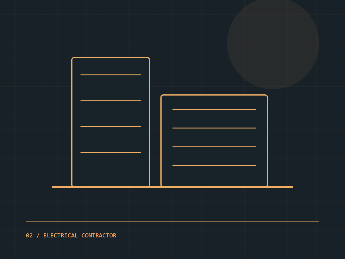 Electrical Contractor conceptual illustration